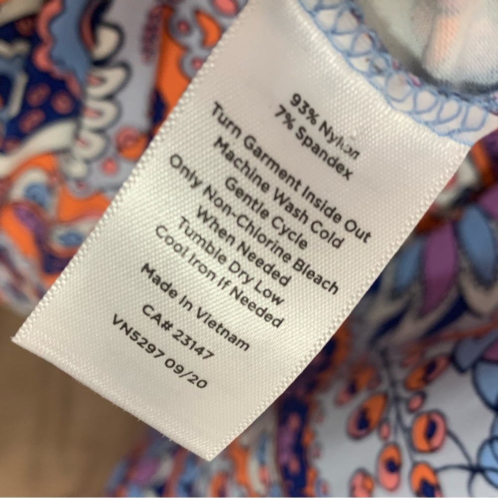 Talbots Collared Geometric Button Shirt Dress - Picture 9 of 11